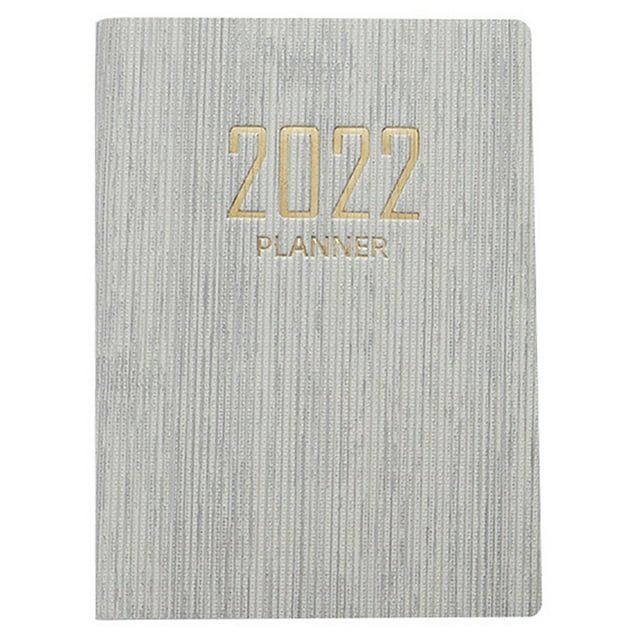 Bangcool Agenda Quotidien 2022 A7 en Faux Cuir Carnet de Rendez-Vous de Poche