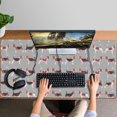 thumbnail image 4 of Long Mouse Pads for Desk,Animal Beagle Cute Dog Desk Mats on Top Of Desks, Desk Mouse Pad Extra Large with 3mm Non-Slip Base and Stitched Edge for Gaming,Office,Work,Home 47.3"x23.6", 4 of 6