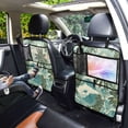 thumbnail image 7 of Car Back Seat Organizer 1 Pack Antique Nylon Fabric Thickened Waterproof Foot Mat Suitable For Various Types Of Vehicles Tropical Trees by The Sea, 7 of 7