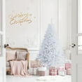 thumbnail image 6 of JWshufel 6.9ft White Artificial Christmas Tree Pre Wired Artificial Christmas Tree Features 1000 Branches Removable Metal Stand Foldable Base Easy to Set up and Store Ideal for Home Christmas Decor, 6 of 6