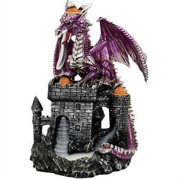 Dragon Backflow Triple Incense Burner by Medieval Collectibles