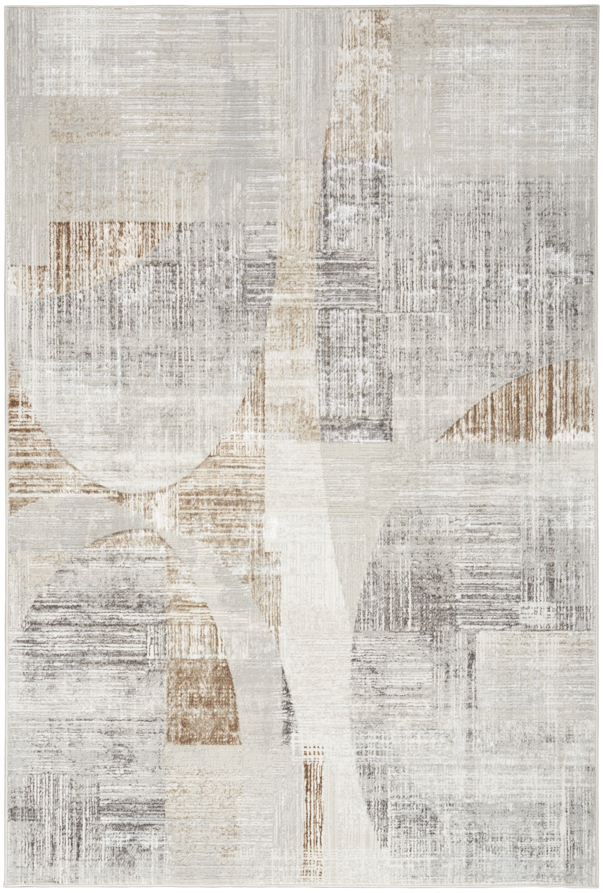 Inspire Me! Home Décor Iliana Modern Grey 3'11" x 5'11" Area Rug (4x6)
