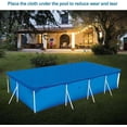thumbnail image 5 of Rectangular Tubular Pool Cover, Rectangular Swimming Pool Cover, Tubular Pools Bubble Cover, Rain Cover - Blue (400X210CM), 5 of 5