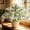 White, variant on Artificial Monstera Deliciosa Bonsai, Xinsrenus Realistic PVC Artificial Desktop Ornament, 17.71in Multicolor Faux Bonsai Tree for Home Living Room Office Bedroom Decoration, White