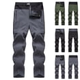 thumbnail image 1 of Styesk Pantalon Homme Pantalon de Sprint Codé par Couleur Été Extensible Respirant Sports de Plein Air Randonnée Pantalon Long, 1 of 7