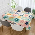 thumbnail image 2 of Yayeee Tablecloths 54" x 54" Rectangle Wrinkle Resistant Party Table Cover, Green Floral, 2 of 8