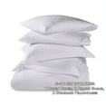 thumbnail image 3 of Nestl Duvet Cover 5 Piece Set - 2 Pillow Shams and 2 Pillowcases - Ultra Soft Double Brushed Microfiber Hotel Quality - Twin (68"x90") - White, 3 of 7