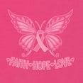 thumbnail image 5 of Wild Bobby, Butterfly Pink Ribbon Faith Hope Love, Breast Cancer Awareness, Women Racerback Tank Top, Raspberry, Small, 5 of 5