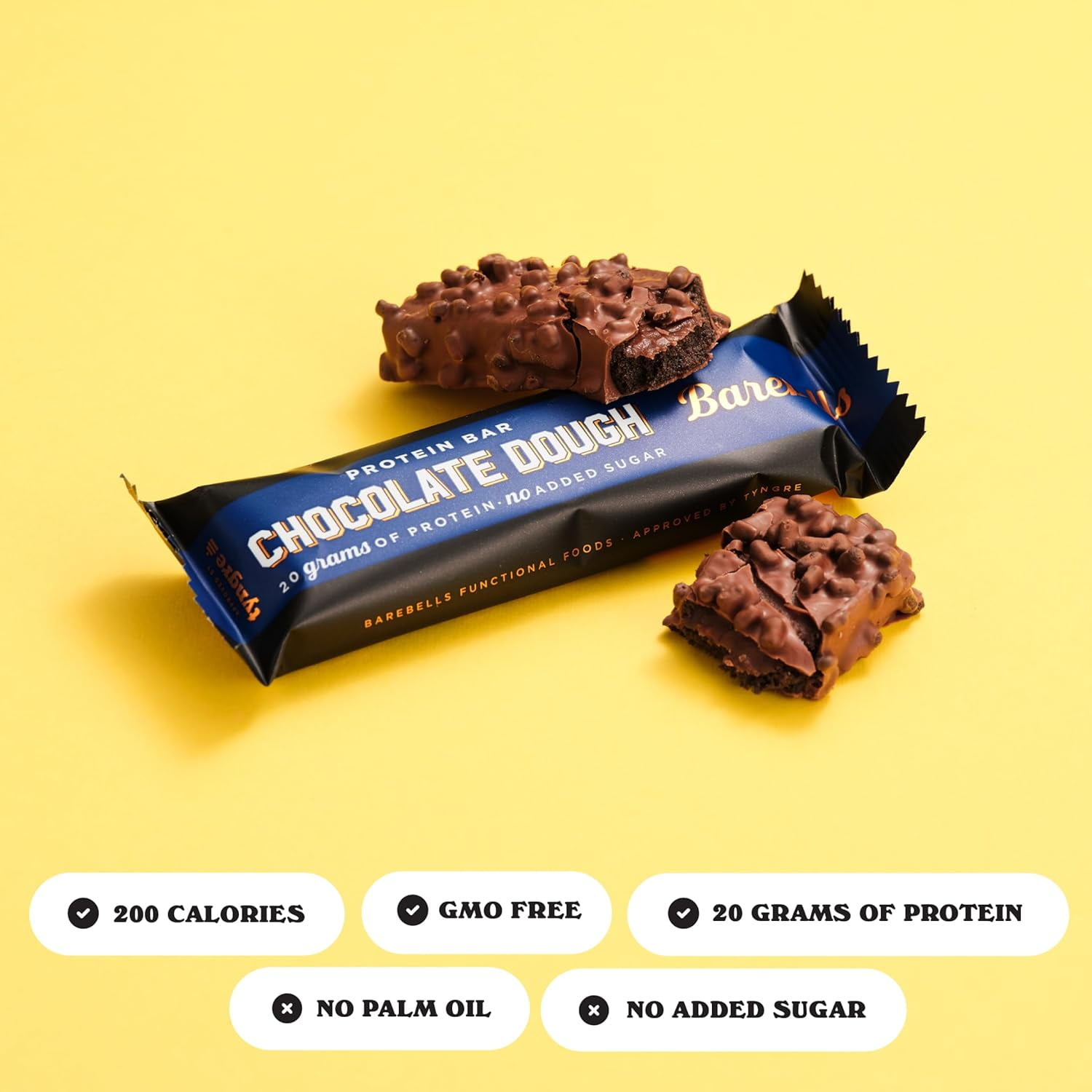(Pack Of 12) Barebells Protein Bar Chocolate Dough 1.94 Oz