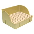 thumbnail image 4 of Kuntesetty Cage Toilet Bedding Box 29x22x15.5cm Pet Toilet Corner Litter Pan for green pp mesh, 4 of 9