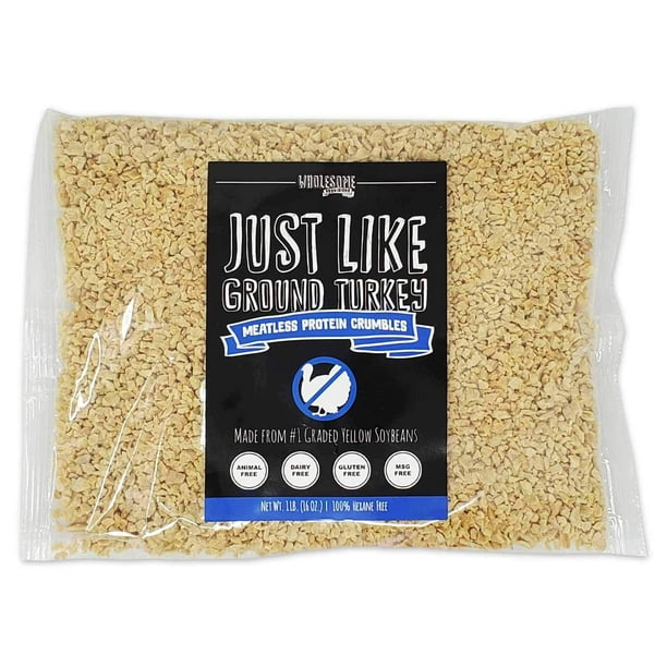 Meatless Ground Meat, Vegan Meat Substitute, PlantBased, 100 Hexane Free, Made with 1 Graded