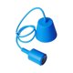 thumbnail image 1 of Soporte de lámpara de silicona para colgar con base de luz LED E27 para cocinas Comedores Salones Bares de restaurantes (Azul marino), 1 of 5