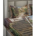 thumbnail image 2 of Ambesonne Italy Fitted & Top Sheet Set with Shams, Old Stone Street Houses, Multicolor, 2 of 4