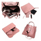 thumbnail image 2 of Set 3 Bolsas Bandolera Mujer Cosmetiquera Cartera rosa Malubero Set de Bolsas, 2 of 3