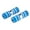Blue, variant on 1 Pair Anti-slip Groove Strong Load-bearing High Hardness Bike Rear Pedals Aluminum Foot Rest Pegs Bike Accessories