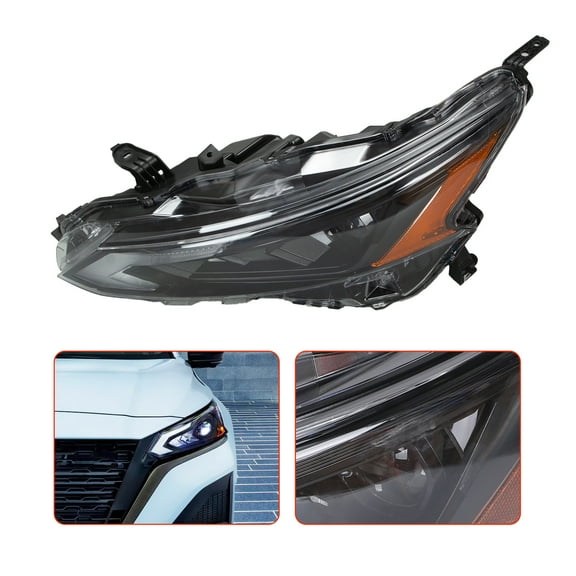 For 2023 2024 Nissan Altima Right Left Side Black Full LED Headlight Assembly