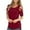 Wine, variant on Uaswgudfs Women's Off-Shoulder Short Sleeve Blouse: Diagonal Cutout Summer Top with Lightweight Cotton Blend & Trendy Warm-Weather Style Wine L