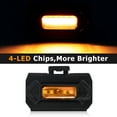 thumbnail image 3 of AUTOXBERT 4pcs Front Grille Amber LED Light with Wiring Harness Kit for Toyota Tacoma TRD, 3 of 8