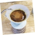 thumbnail image 2 of EcoNesxp High-end atmosphere 2X12 100 pieces of coffee filter paper coffee brewing filter coffee brewing supplies cone coffee filter hand brewed coffee cone cone filter coffee supplies pure wood pulp, 2 of 5