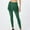 Green, variant on HOMBOM Womens No Front Seam Leggings Gym Winter High Waisted Fake Two Pieces Non See Through Activewear Black Pants for Ladies 2XL