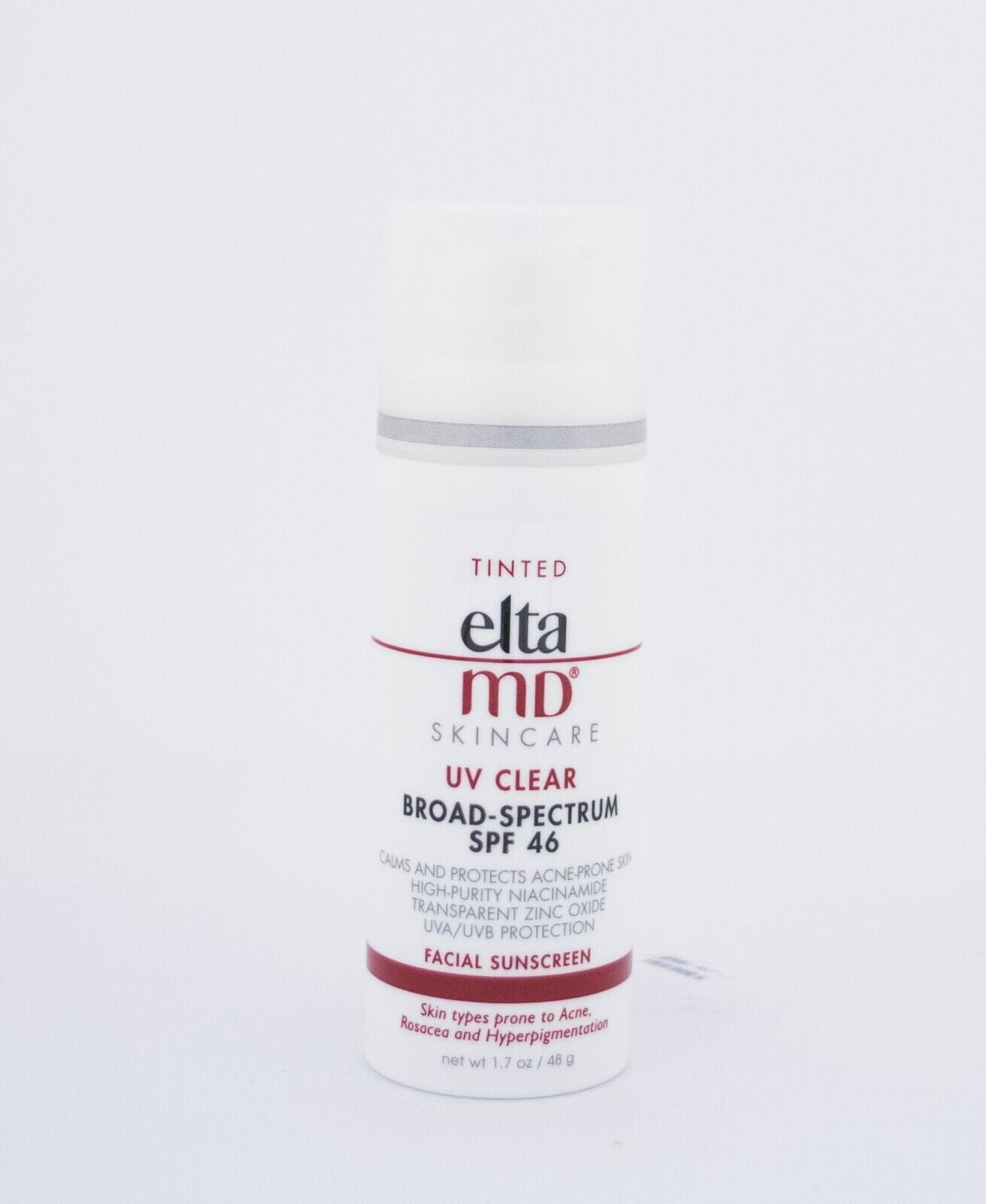 EltaMD Tinted UV Clear BroadSpectrum Facial Sunscreen SPF 46, 1.7 Oz