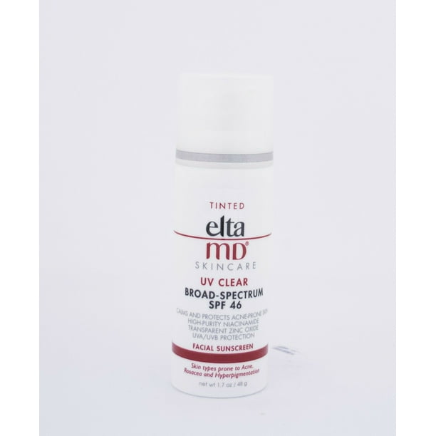 EltaMD Tinted UV Clear BroadSpectrum Facial Sunscreen SPF 46, 1.7 Oz
