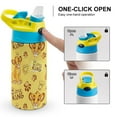 thumbnail image 4 of Kids Insulated Stainless Steel Cup The Lion King Water Bottle with Covered Pop-Up Straw for Boy Girls, 4 of 8
