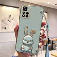 thumbnail image 5 of Crossbody Lanyard Rabbit bracket Plating Case for Xiaomi Redmi 12C 12 10 10C 10A 9 9C 9A 8A 8 7 13C Cover, 5 of 5