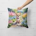 thumbnail image 2 of Chihuahua Spring Path Throw Pillow 18 in x 18 in, 2 of 5