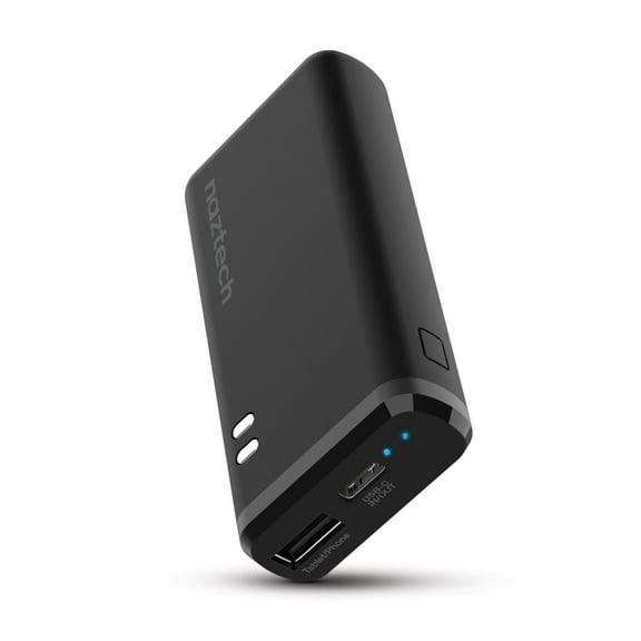 Naztech 15520 4,000 mAh Dual Output USB-C and USB Portable Power Bank