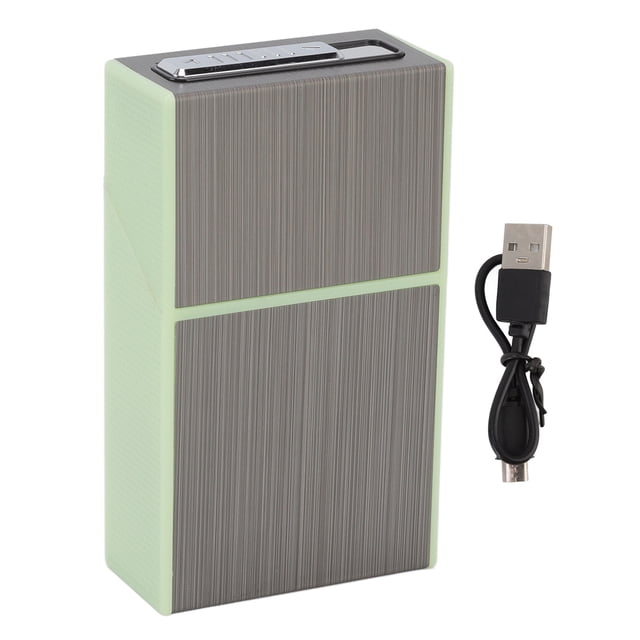 Caja de cigarrillos magnética, caja de cigarrillos luminosa, caja de cigarrillos USB, caja de cigarrillos con encendedor construido para precisión