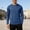 Blue, variant on Mens Long Sleeve T Shirts Crew Neck Casual Basic Tee Shirt Mens Shirts (Dark Blue L)