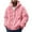 Pink_001, variant on Fgnfyis Mens Jackets Plus Size Casual Color Block Zipper Hoodie Loose Lined Warm Sweatshirt for Winter Mens Winter Coats Purple_002 XL