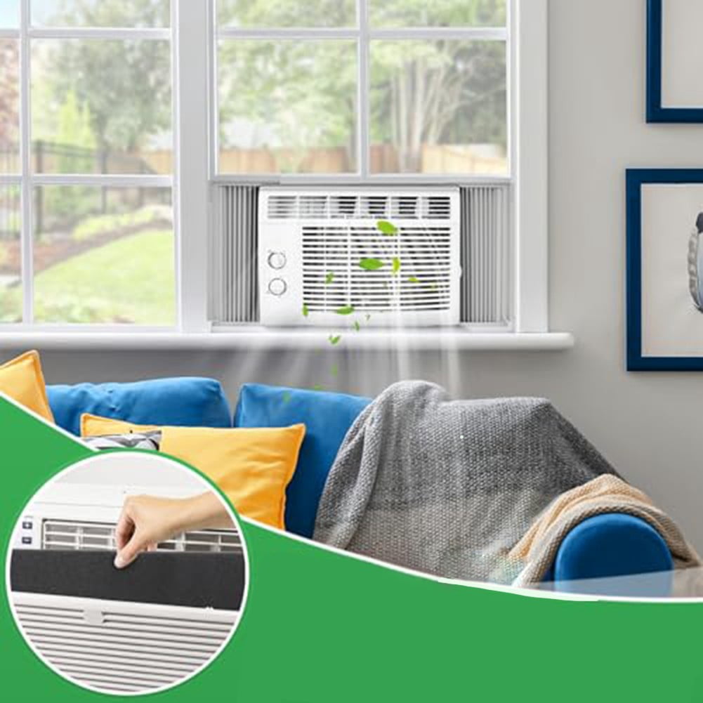 AFQH 2PCS For Window Air Conditioner Filter Cotton 24 x 15 x 1/4 Inch RV Air Filter