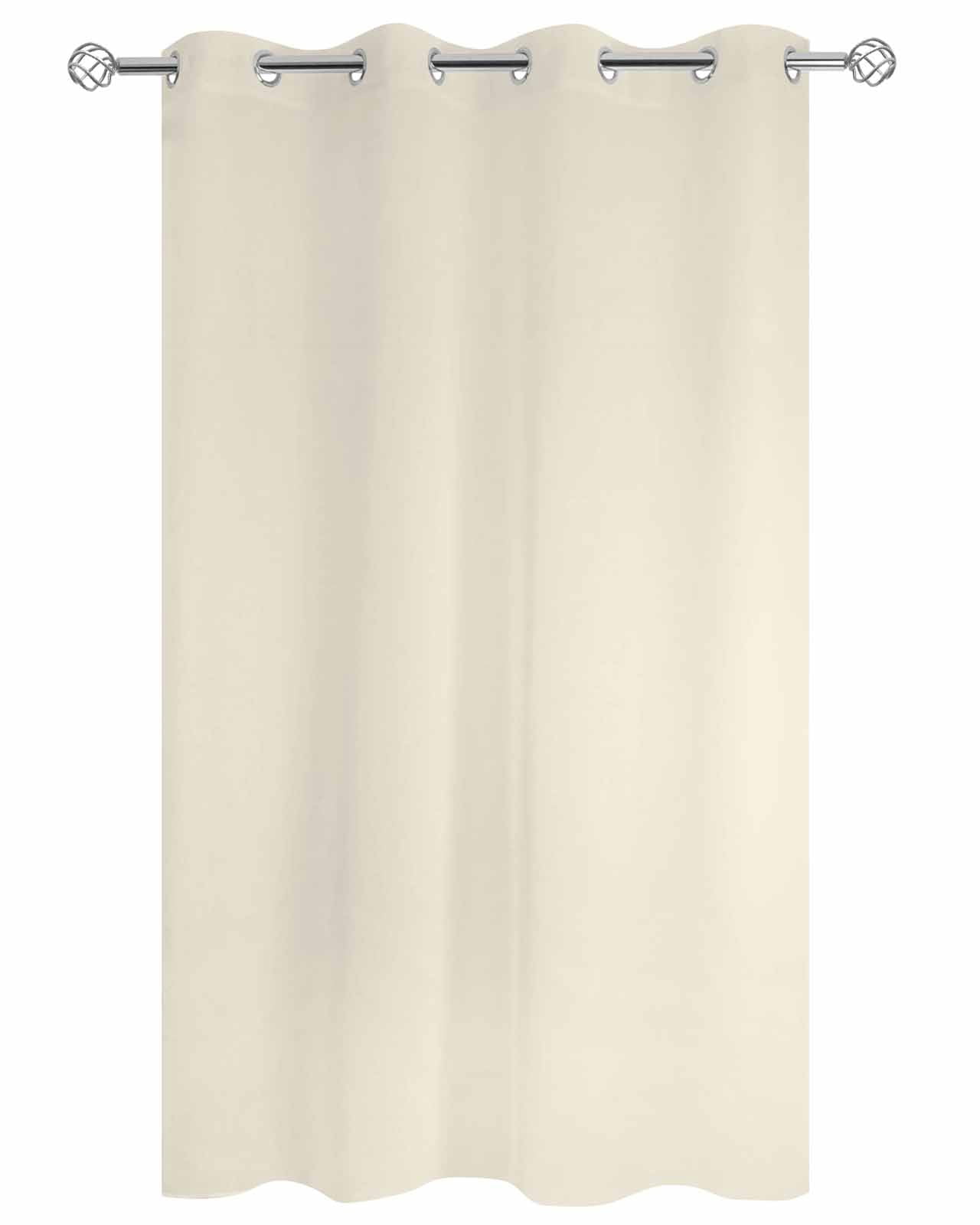 nqOlkjepod Outdoor Curtains for Patio Waterproof, Cream Outdoor Privacy Panels Grommet, Modern Pure Beige Blackout Outside Curtains for Porch/Cabana/Pergola/Gazebo 54"x108", 1 Panel