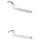 thumbnail image 1 of Llave de Gancho Ajustable de Cromo Vanadio de 2 Piezas, Herramientas de Llave C, 1 of 9
