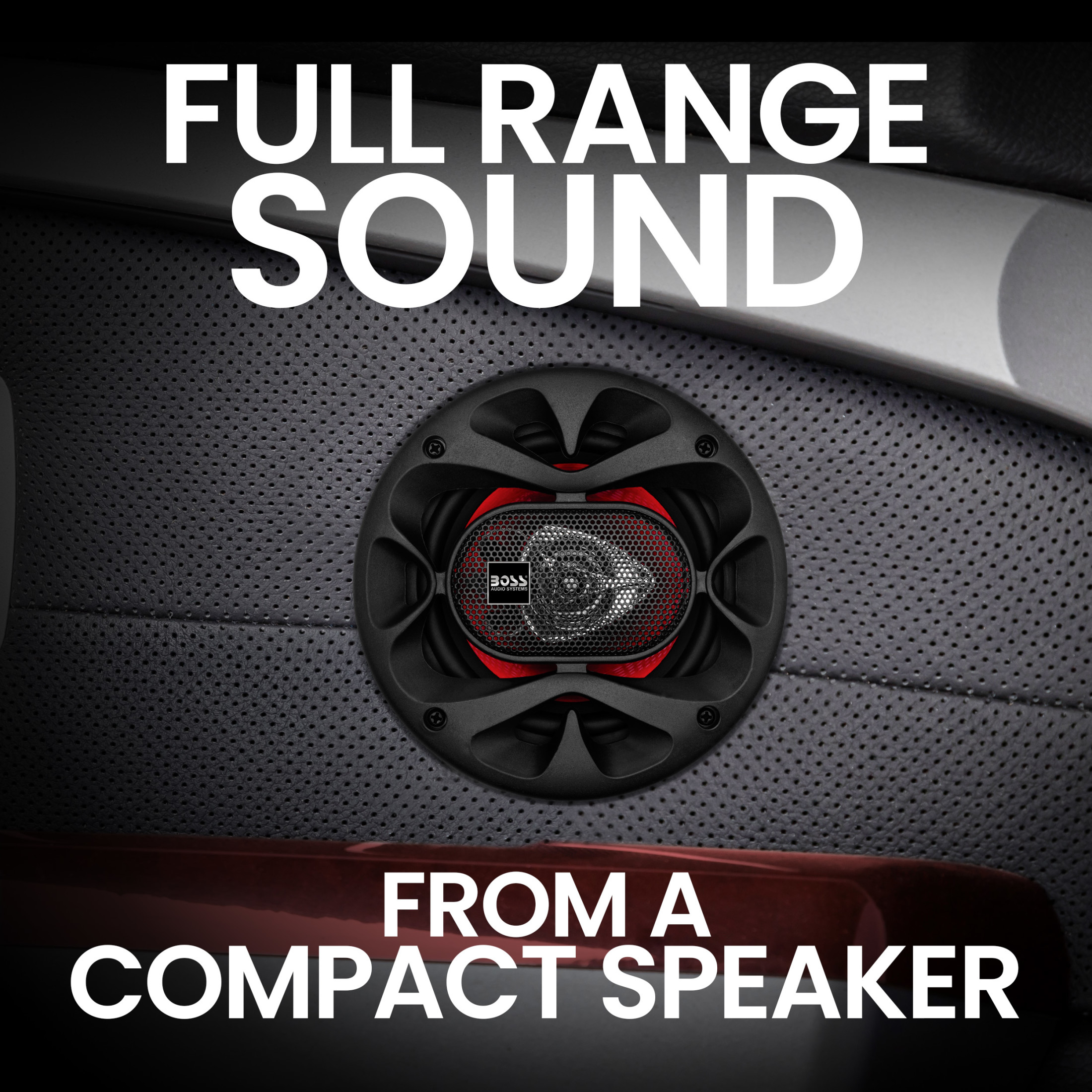 BOSS Audio Systems CH4220 Chaos Series 4 Inch Car Audio Door Speakers - 200 Watts Max, 2 Way, Full Range, Coaxial, Hook Up To Stereo and Amplifier, Tweeters
