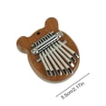 thumbnail image 3 of 8-Key Mini Thumb Piano, Portable Kalimba Musical Instrument for Beginners, Handcrafted Wood Finger Piano with Hanging Rope for Travel and Gift, 2.17-Inch, 3 of 8