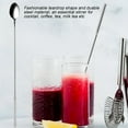 thumbnail image 3 of 12 Inches Bar Stainless Steel Mixing Spoon Cocktail Mixing Glass Bar Spoon Long Handle Drink Pitcher Cocktail Stirrer for Mixing Glass or Shake, 3 of 8