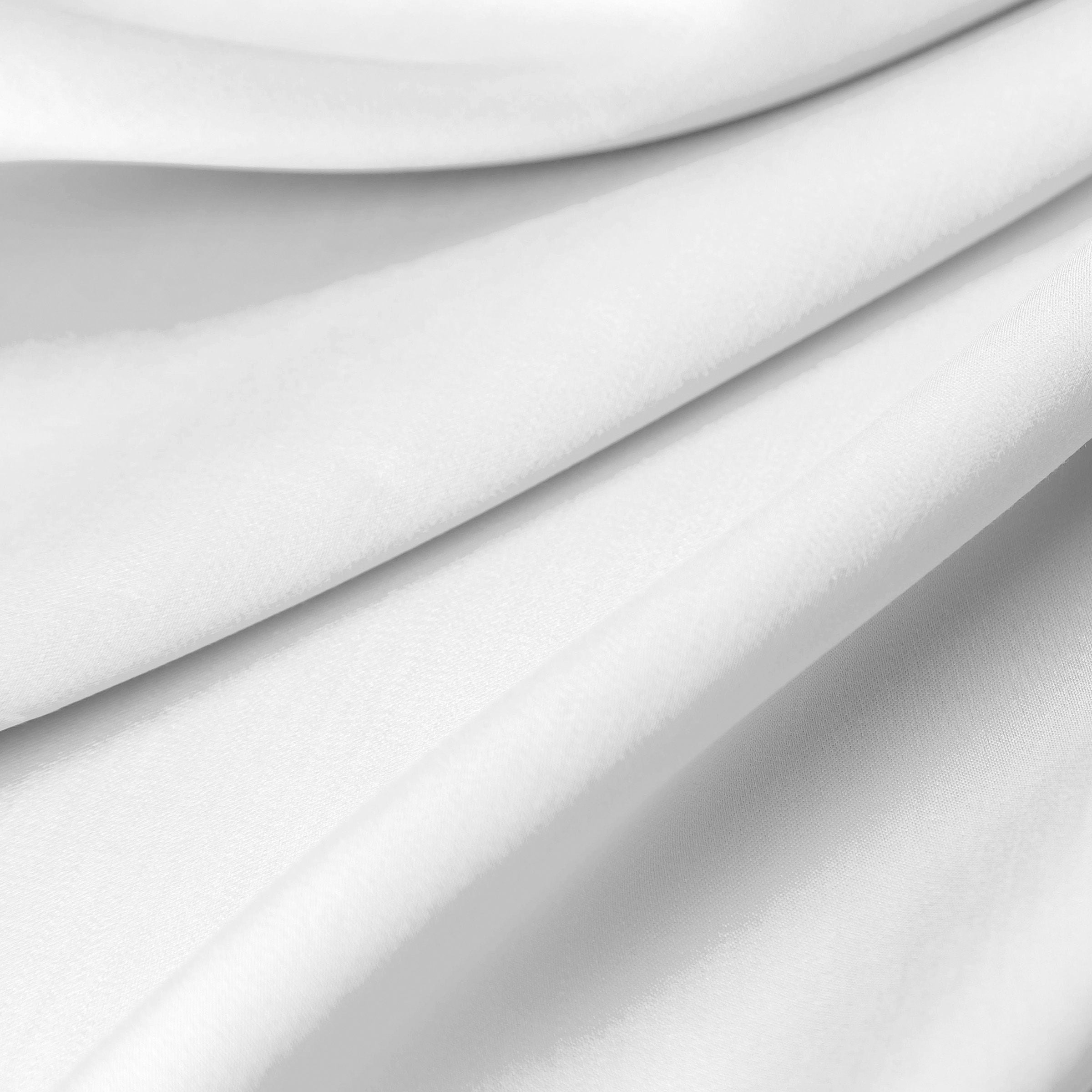 Cotton Collection Bed Skirt, 5 Pleat, Tailored 15" Drop, White, Full