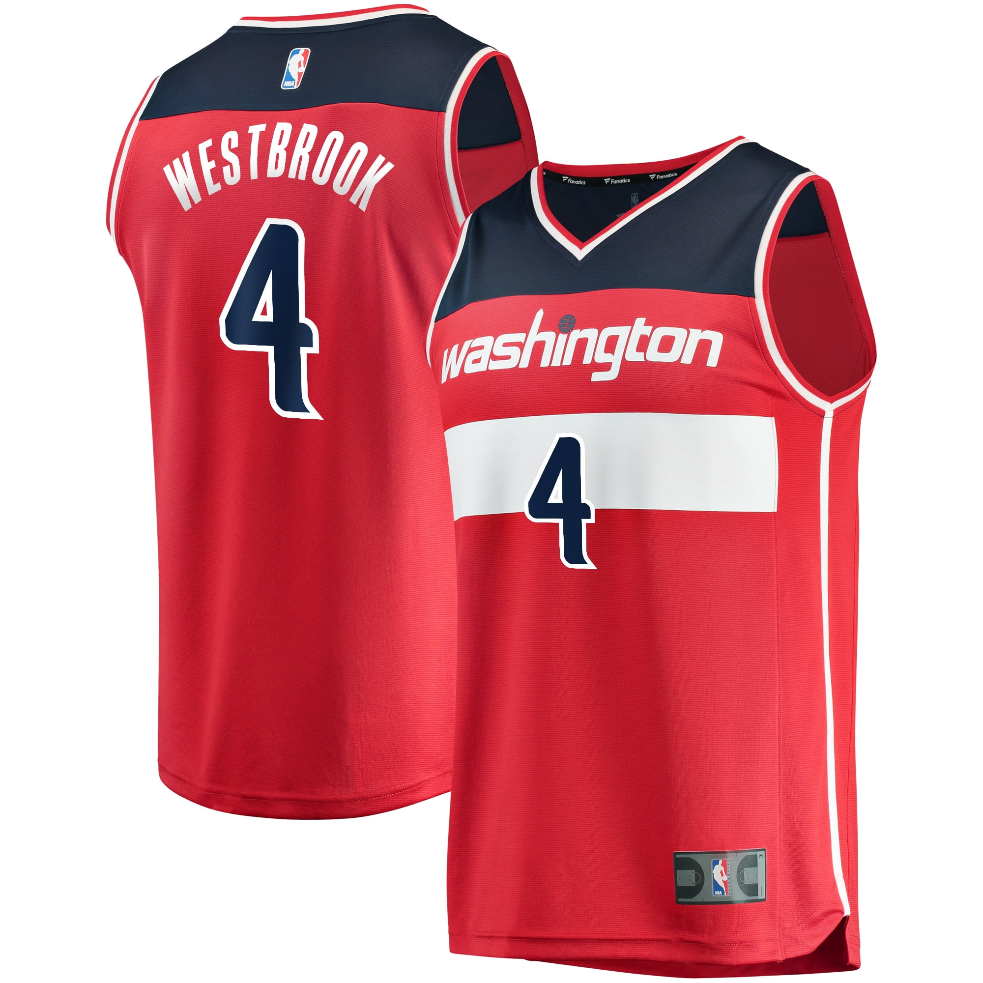 russell westbrook wizards jersey