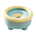 thumbnail image 2 of Comedero de agua lenta, bebedero lento, dispensador de agua para mascotas, cuenco para mascotas, para viajes por carretera, gatos de interior y perros Azul Amarillo, 2 of 7