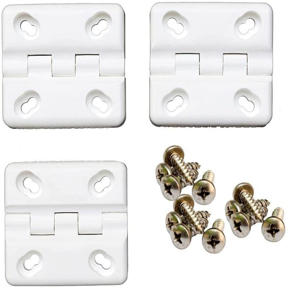 3 Pack Stainless Steel Replace Cooler Hinges and Screws for Coleman Coolers 