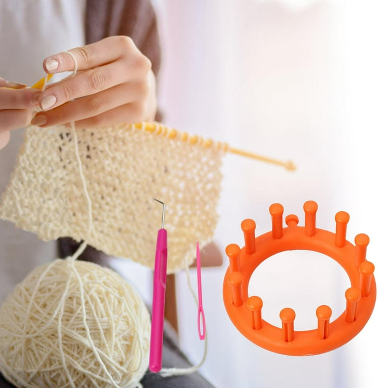 Circular Knitting Loom Set Scarf Hat Maker Craft Knit Tools Kit for  Knitting
