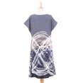 thumbnail image 4 of NOVICA Hand-painted batik cotton a-line dress, 'Chiang Mai Breeze', 4 of 7