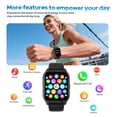 thumbnail image 2 of Smart Watch for Women Men, fitness trackers with 1.83" HD Display, 5.4 Bluetooth Call , 100+ Sports Modes, Fitness & Sleep Monitor,Timer, ChatGPT, Fitness Watch for Android/iOS, 2 of 10