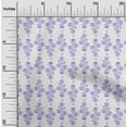 thumbnail image 2 of oneOone Cotton Flex Purple Fabric Asian Block Floral Sewing Material Print Fabric By The Yard 40 Inch Wide, 2 of 4