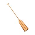 thumbnail image 1 of Remo de madera para canoa, remo para barco dragón, portátil, resistente, para exteriores, ergonómico, equipo portátil para navegación, remo de madera 125 cm x 18 cm, 1 of 8