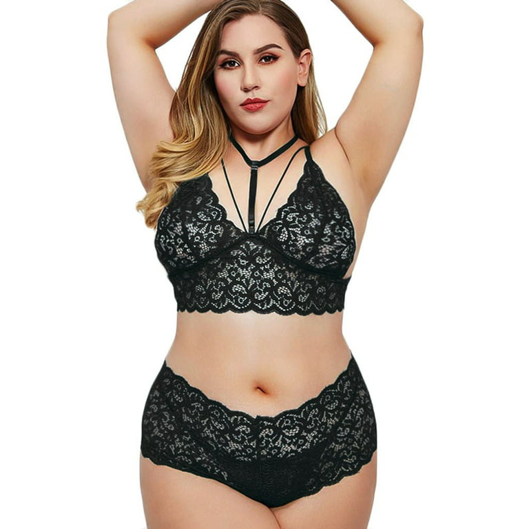 VerPetridure Sexy Lingerie for Women Plus Size Women's Fashion Lace-U-Back Lifting  Bra Lifts Supports Breast Bras 