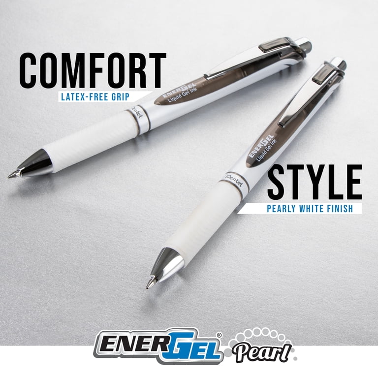 Pentel EnerGel Pearl RTX Gel Pens, Medium 0.7mm, Assorted, 5 Count photo 4